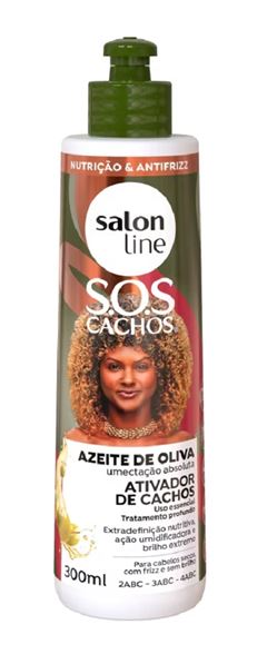Ativador de Cachos Salon Line S.O.S Cachos 300 ml Azeite de Oliva