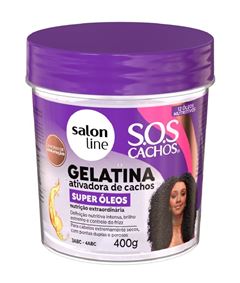Gelatina Salon Line S.O.S Cachos 400 gr Super Óleos