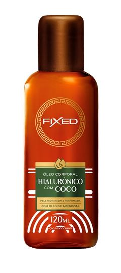 Óleo Corporal Fixed 120 ml Hialurônico com Coco