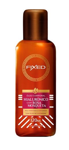 Óleo Corporal Fixed 120 ml Hialurônico com Rosa Mosqueta