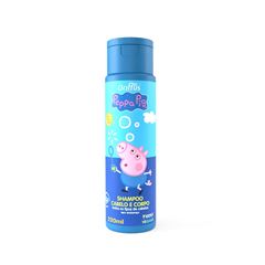 Shampoo Peppa 220 ml Cabelo e Corpo Azul