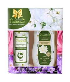 Kit Sabonete Líquido + Loção Hidratante Seivas da Natureza 200 ml Flor de Jasmim