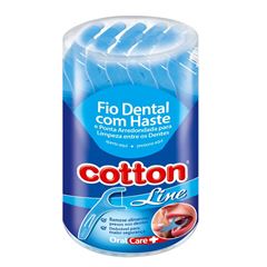 Fio Dental Hastes Cotton Line Com 10