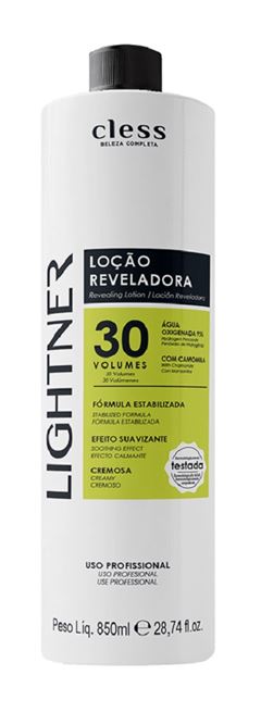 Água Oxigenada Cless Lightner 850 ml 30 Volumes