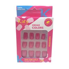 UNHAS KATY COLORS C/24   CURTA ROSA PINK