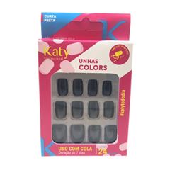 UNHAS KATY COLORS C/24   CURTA PRETA