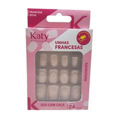 UNHAS KATY COLORS C/24   FRANCESA ROSA