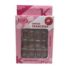 UNHAS KATY COLORS C/24   FRANCESA NUDE