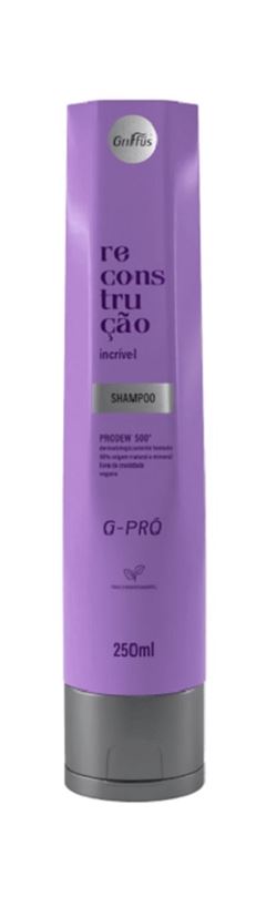 Shampoo Griffus G-Pró 250 ml Reconstrução Incrível