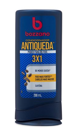 Condicionador Bozzano 3x1 200 ml Antiqueda
