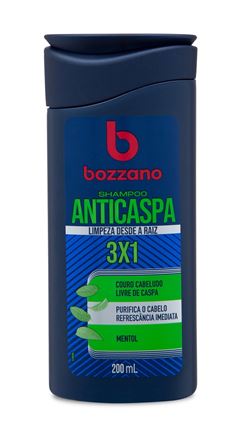 Shampoo Bozzano 3x1 200 ml Anticaspa