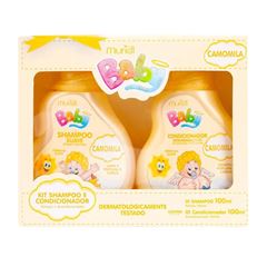 Kit Infantil Muriel Shampoo Mais Condicionador Baby 100 ml Camomila