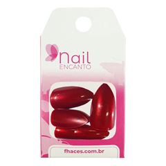 Unhas Nail Encanto Com 24 Stiletto Bronze