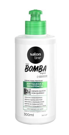 Creme para Pentear Salon Line S.O.S Bomba 300 ml Antiqueda e Resistência