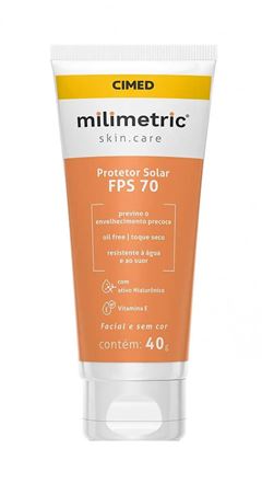 Protetor Solar Facial Milimetric FPS 70 40 gr