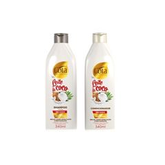Kit Gota Dourada Shampoo Mais Condicionador 340 ml Leite Coco