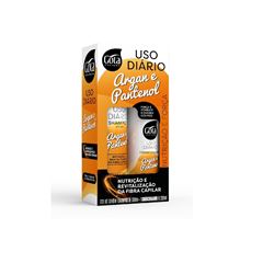 Kit Gota Dourada Shampoo Mais Condicionador 340 ml Argan & Pantenol