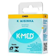Preservativo K-misinha K-med Com 3 Invisivel