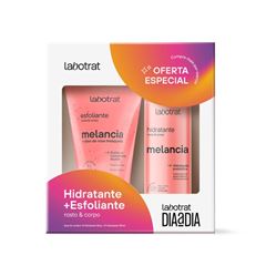 Kit Labotrat Hidratante 190 ml Mais Esfoliante 150 ml Melância