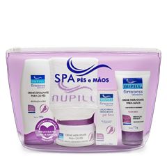 Kit Nupill Spa dos Pés e Mãos 500 gr Grátis Necessaire e Meia