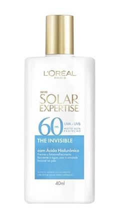 Protetor Solar Facial FPS 60 Incolor L oréal 40 gr