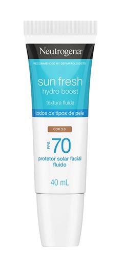 Protetor Solar Facial Neutrogena Sun Fresh Hydro Boost FPS 70 40 ml 3.0