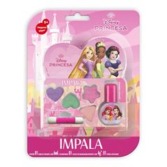 Kit Infantpil Impala Princesas Paleta Maquiagem e Esmalte