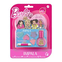 Kit Infantpil Impala Barbie Paleta Maquiagem e Esmalte