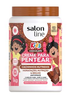 Creme para Pentear Salon Line Kids 1 kg Chocolate