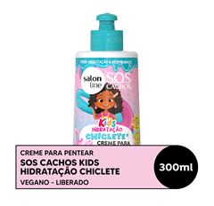 Creme de Pentear Salon Line S.O.S Cachos Kids 300 ml Chiclete