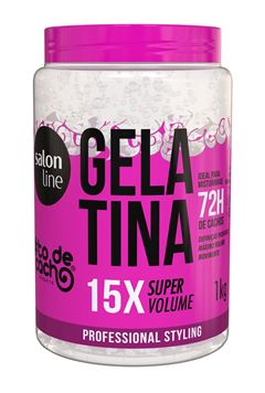 Gelatina Salon Line #todecacho 1 Kg Super Volume