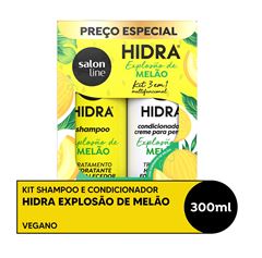 Kit Shampoo + Condicionador Salon Line Hidra 300 ml Melão