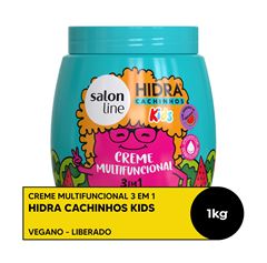 Creme Multifuncional Salon Line Hidra Cachinhos Kids 1 Kg