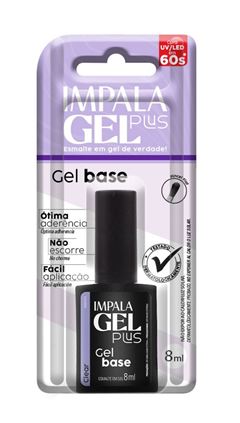 Base de Tratamento Impala Gel Plus Clear 8 ml