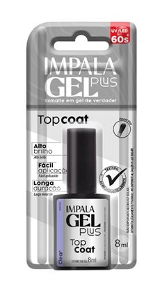 Top Coat Impala Gel Plus Clear 8 ml