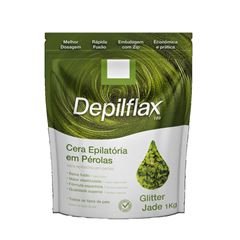 Cera Epilatória em Pérolas Glitter 1 Kg Jade