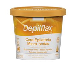 Cera Epilatória Micro-ondas Depilflax 100 gr Natural