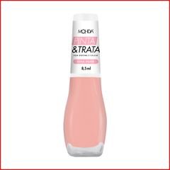 Esmalte Mohda Sem Blíster Pinta e Trata Rosa Suave