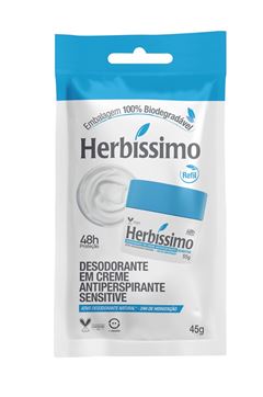 Desodorante Creme Herbíssimo Refil 45 gr Sensitive