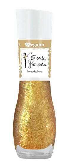 Esmalte Maria Pomposa Céu em Cores 8,5 ml Dourado Solar