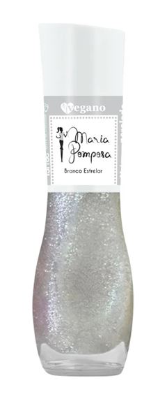 Esmalte Maria Pomposa Céu em Cores 8,5 ml Branco Estrelar