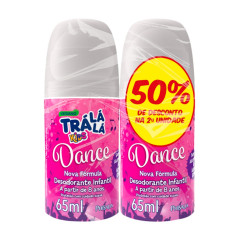 Kit Desodorante Roll-on Trá Lá Lá Kids Dance 65 ml 2  Unidades