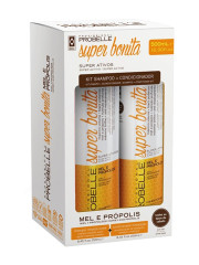Kit Shampoo + Condicionador Probelle Super Bonita 250 ml Mel e Própolis