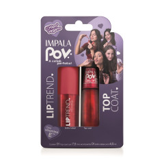 Kit Impala Pov Lip Trend Gloss + Top Coat Antonela Braga