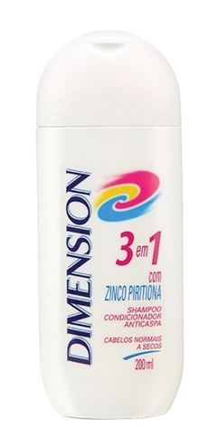 Shampoo Dimension 3 em 1 200 ml Normais a Secos