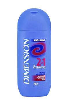 Shampoo Dimension 2 em 1 200 ml Cabelos Secos