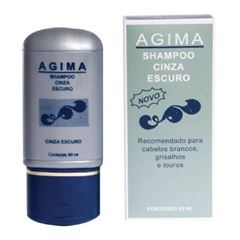 Shampoo Agima 80ml Cinza Escuro
