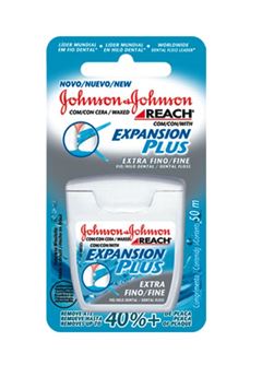 Fio Dental Johnson & Johnson Reach Expansion Plus 50m Fino