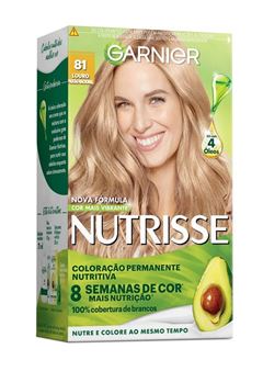 Coloração Garnier Nutrisse Creme Louro Paixão Nacional 81