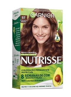 Coloração Garnier Nutrisse Creme Chocolate Amargo 57